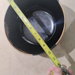 Vintage 22 karat gold leaf gilded Japanese Natural wooden lacquerware bowl, 9",  hand-painted Kanazawa Gold leaf. Brought from Nagoya Japan in 1981. B