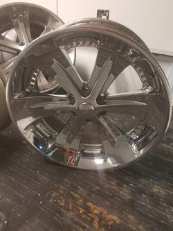 22" Foose set of 4 wheels