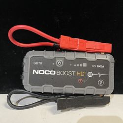 Noco Boost HD GB70 2000A Portable Jump Starter W/ Micro Charging Cable