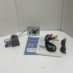 Sony Digital Camera Cybershot DSC-W7 7.2MP Carl Zeiss Lens Bundle Silver Tested