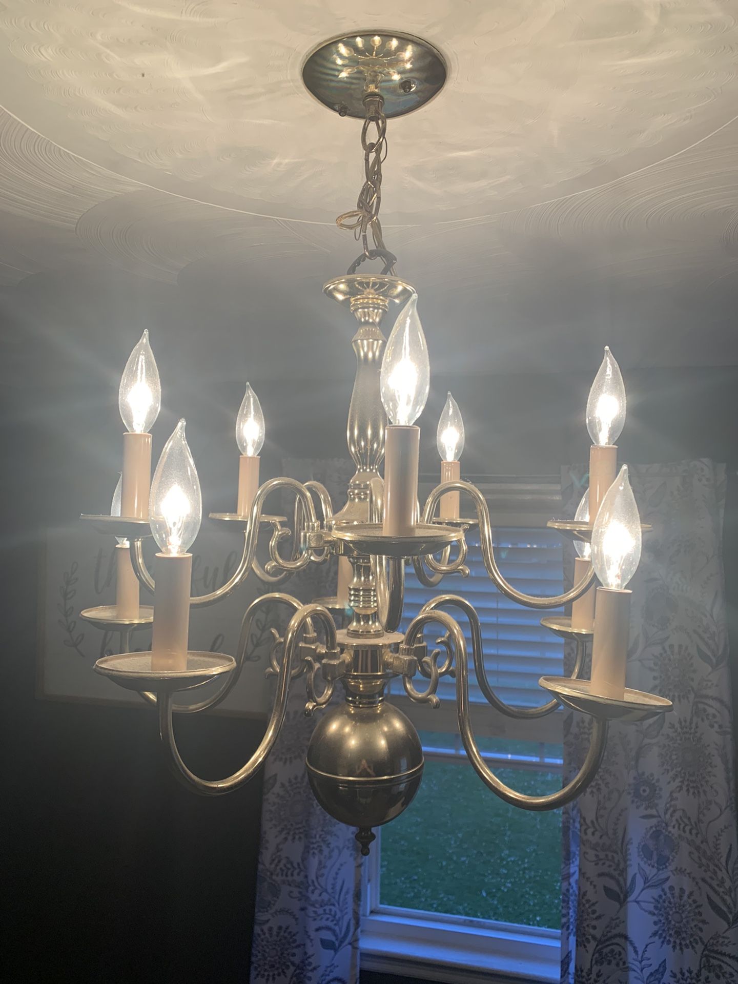 BRASS CHANDELIER
