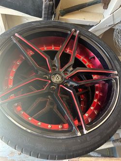 Camaro rims 5 studs comes with knocks and and tires