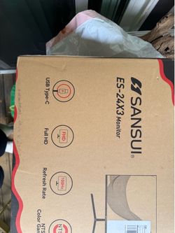 24 inch Sansui monitor