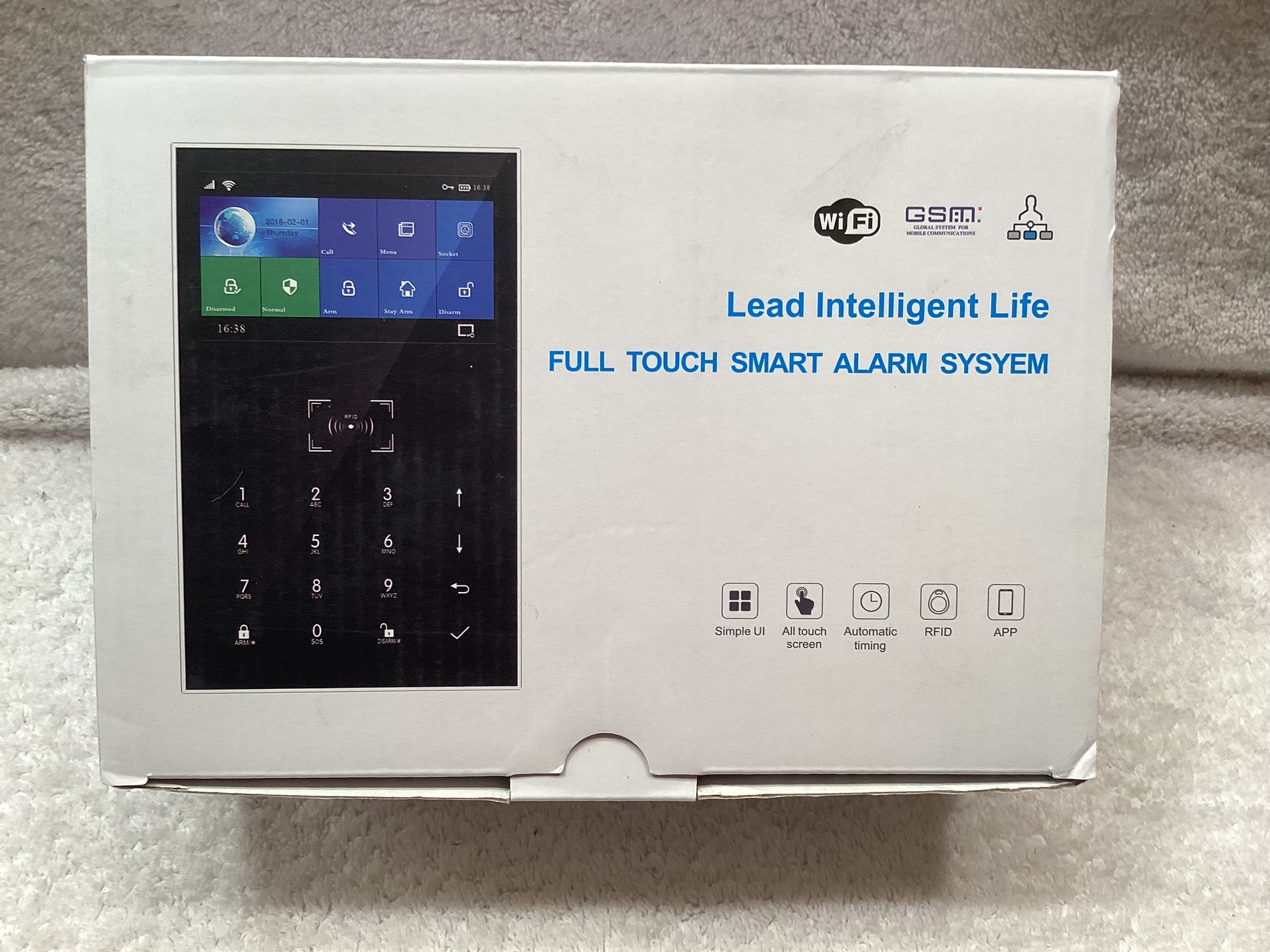 Full Touch Smart Alarm System 