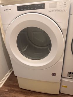 Amana Front Load Dryer White