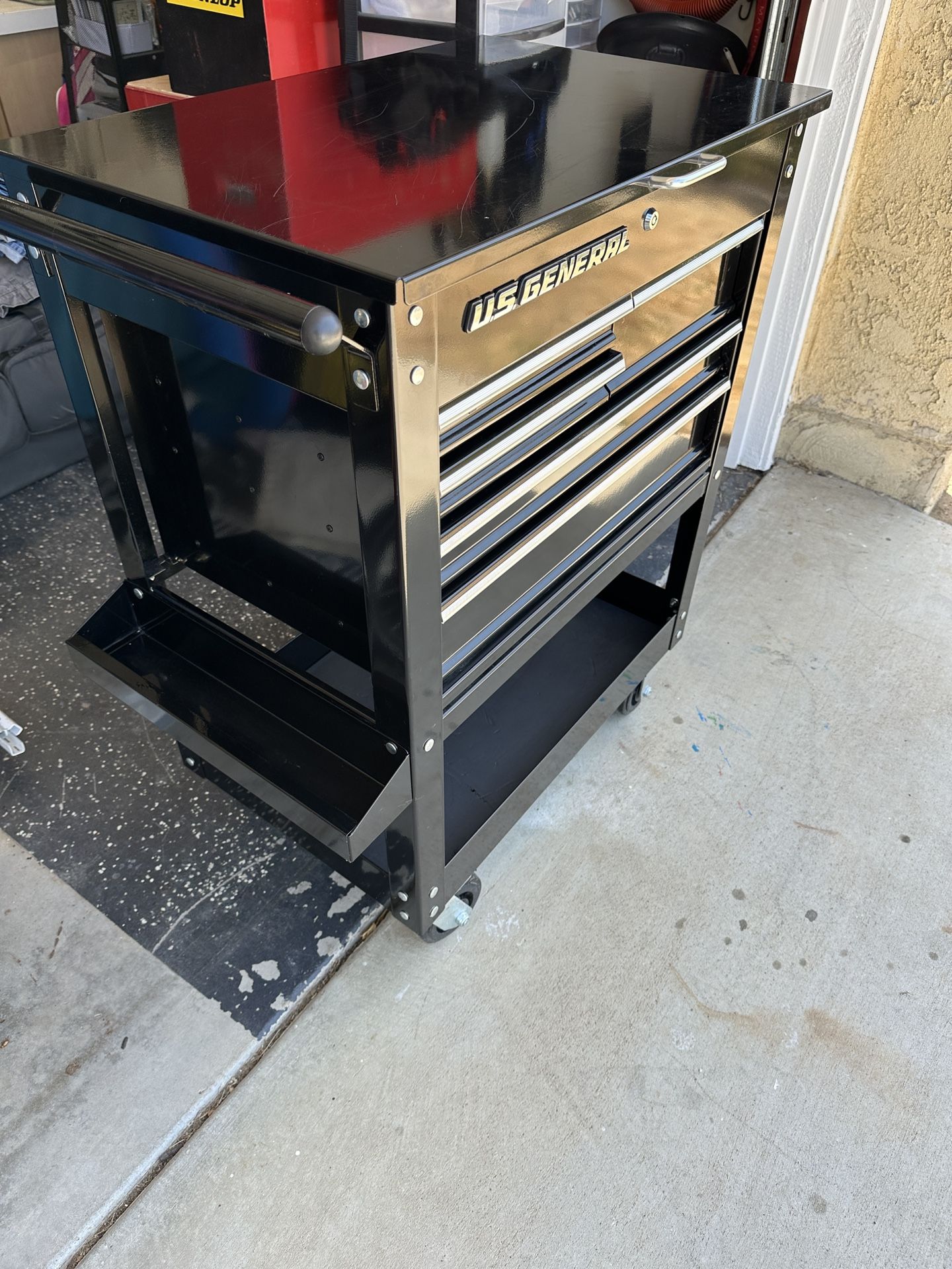 5 Drawer Rolling Tool Cart