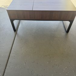 Modern Coffee Table with Lift-Top Storage 