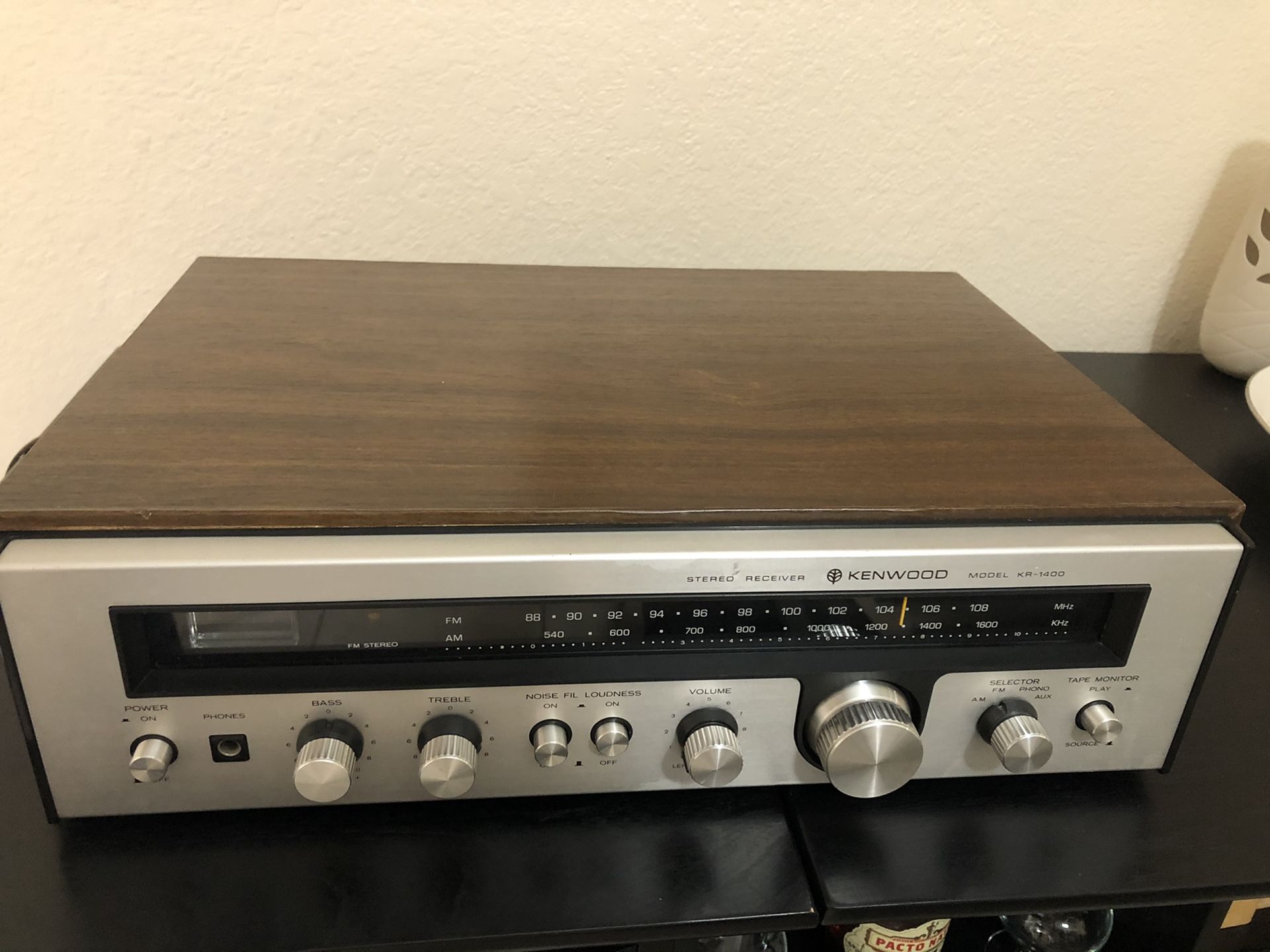 Kenwood KR-1400 AM/FM Stereo Receiver