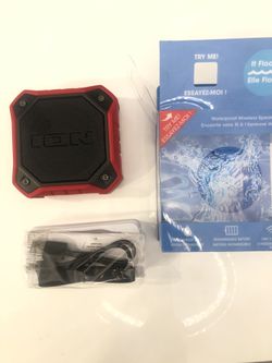Dunk (Red) Waterproof Portable Bluetooth® Speaker