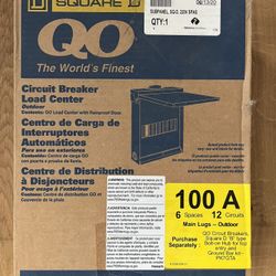 100A Load Center 120/240V with 30A & 20A breaker (for hot tub)