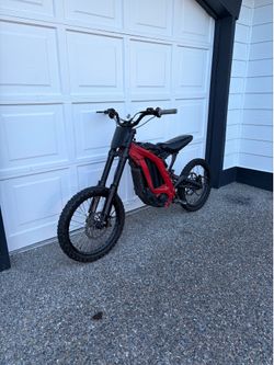 Surron Light bee with upgraded forks
