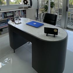 Modern Desk with Marble Top