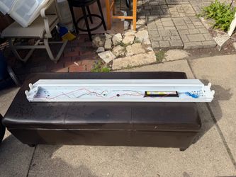 4 Foot Fluorescent Shop Light, no bulbs, $10