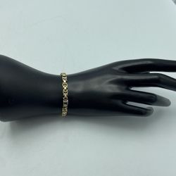 14kt Yellow Gold Fancy Link Bracelet 8.5”