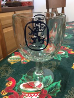 Lowenbrau Beer bar pedi stool 1960-70’s Beer Glass