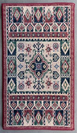 American Rug Craftsmen Brand 24”x 43” Matt, Amarilla Design, Made In USA, three available, $10 each