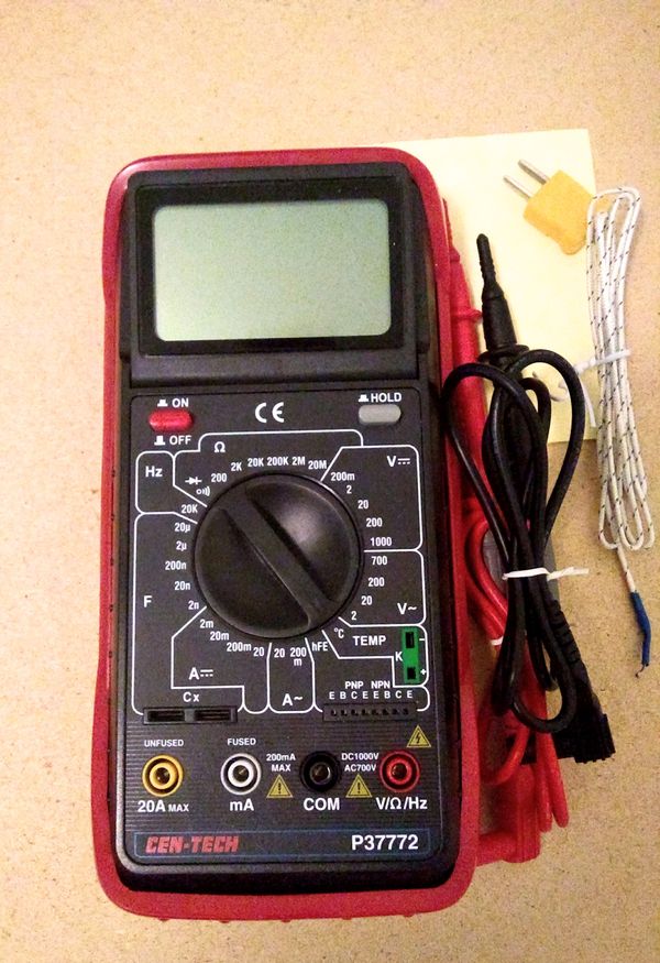 Cen-Tech P37772 Multi meter. for Sale in Eugene, OR - OfferUp