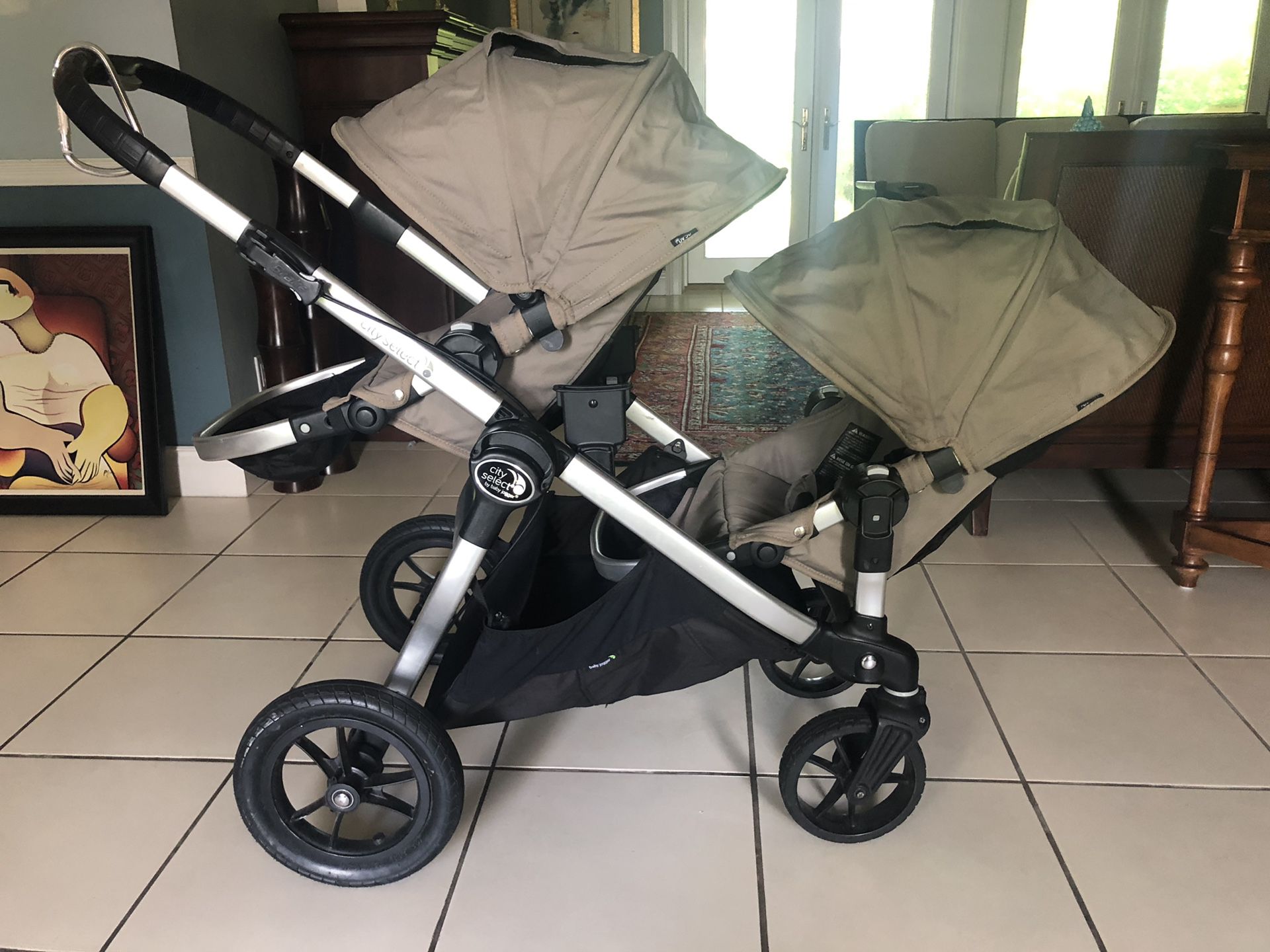City Select by baby jogger double stroller