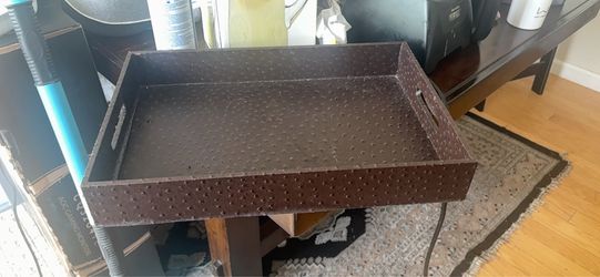 J.T. Rose & Co. Ostrich Pattern Serving Tray
