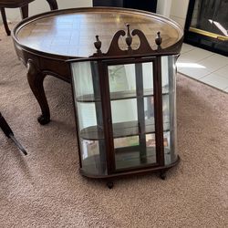 Ferguson Treasured Furniture small wall curio cabinet