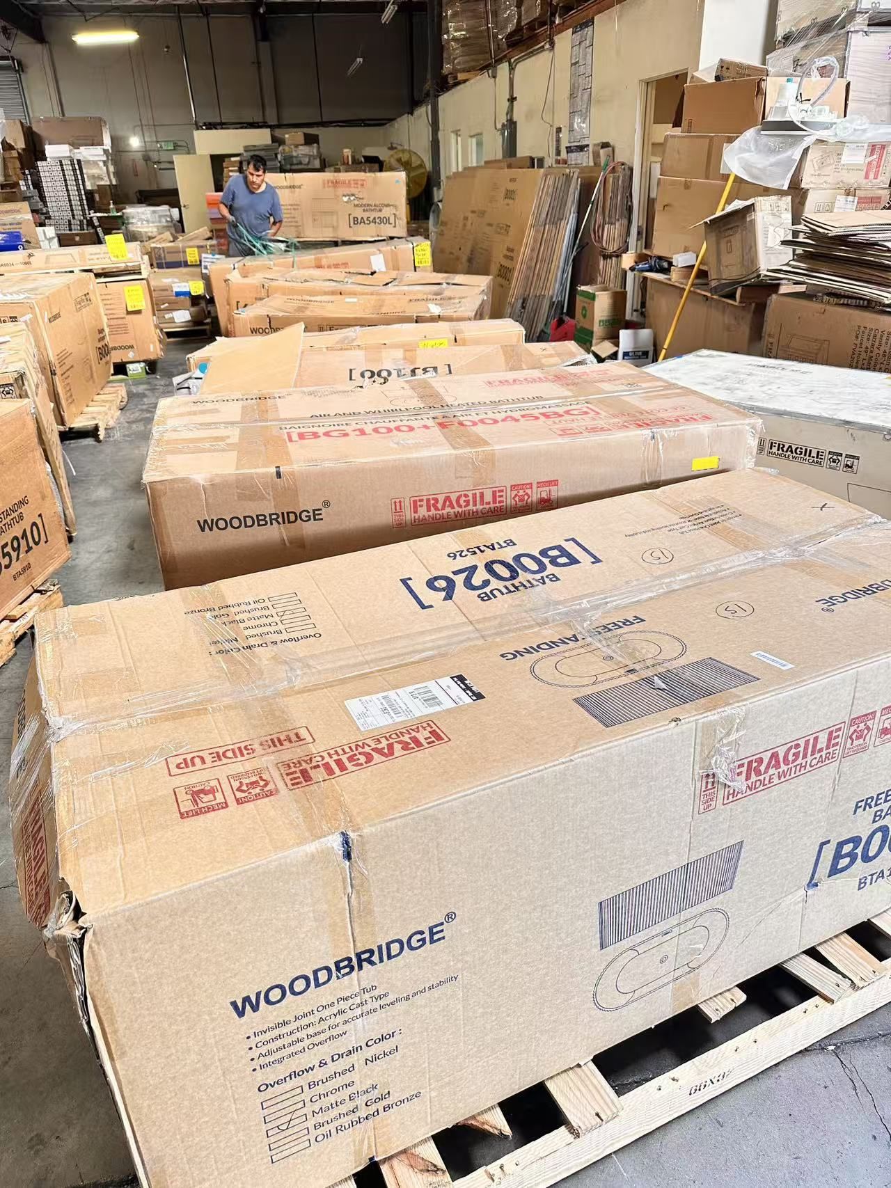 Open-box’s,Bath Tub ,Toilet,Vanity.