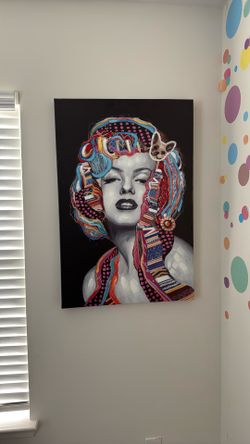 Marilyn Monroe painting