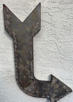 Rustic Metal Arrow