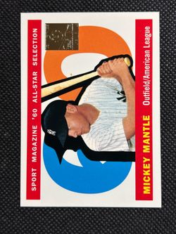 1996 Topps MICKEY MANTLE Card #563 Mint Yankees HOF Commemorative