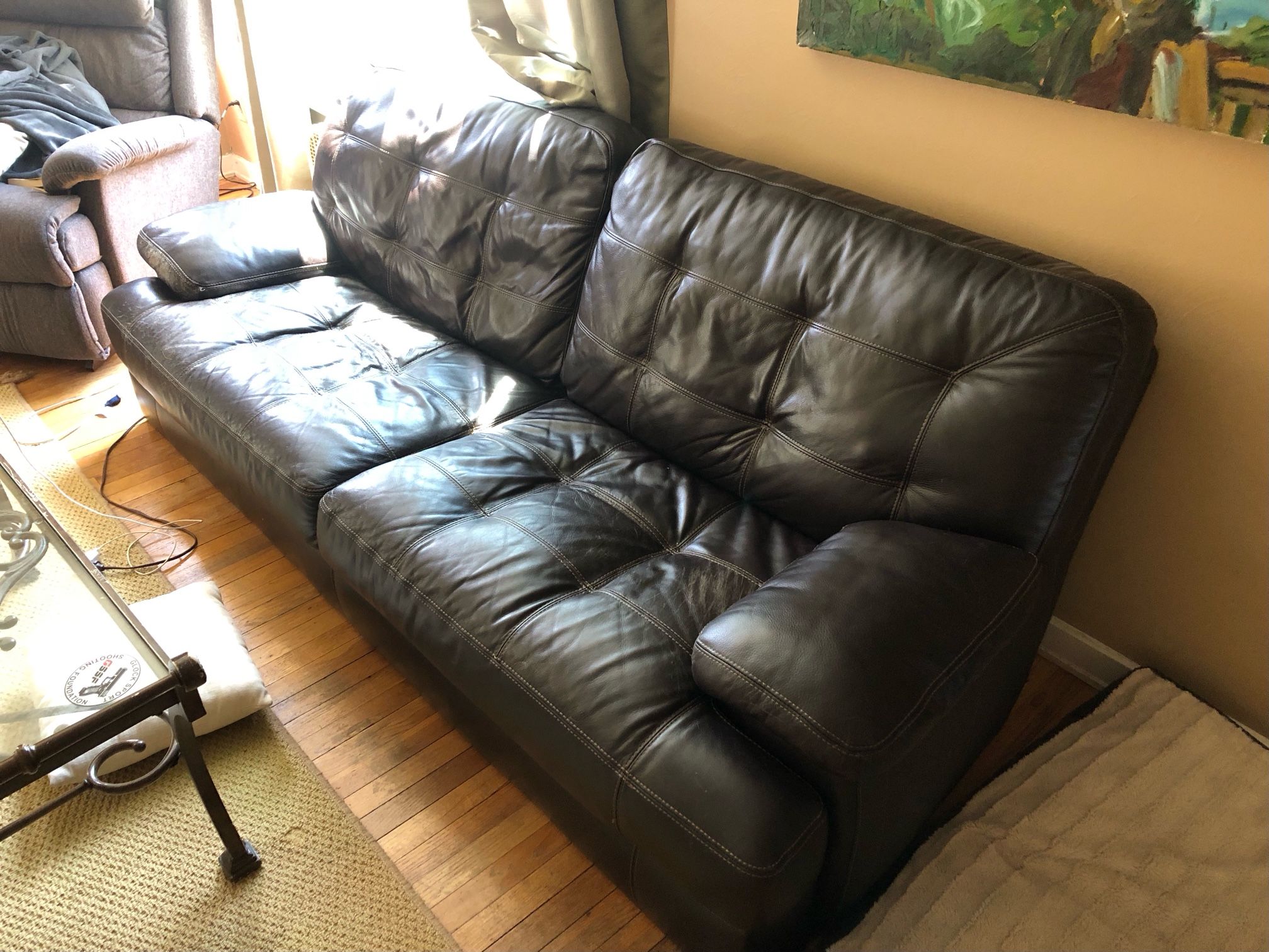 Leather Sofa - $50 Or Best Offer