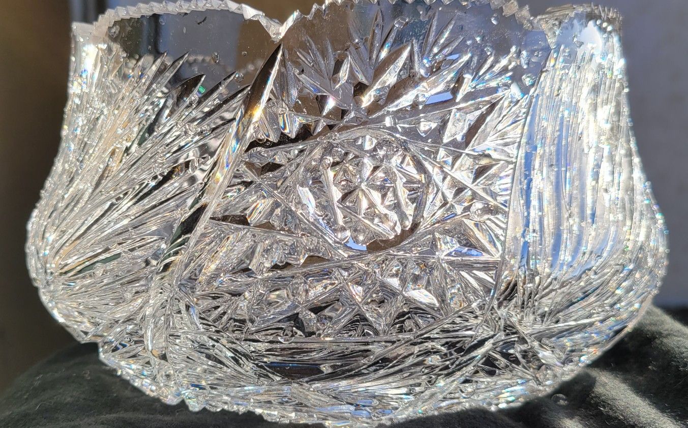 Antique Crystal Bowl