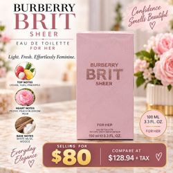 Burberry Brit Sheer Eau de Toilette 100ml