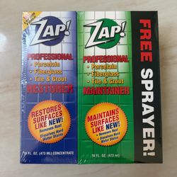ZAP! Professional Cleaner Restorer 16 oz. & Maintainer 16 oz Kit +Free Sprayer