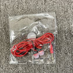 Generic Red Earbud Headphones -One Size