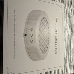 Rechargeable Nail Dust Collector, Cordless Nail Vacuum Fan Dust Extractor for Home Salon, 4-Speed Professional Powerful Nail Tech Dust Suction Machine