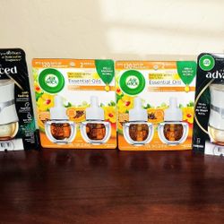 Airwick Oil Refills & Warmer Plugs Bundle- X Streets Ray and Higley 