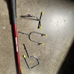 Hands Free Innovative Extension Ladder Accessories Universal Tool Holder Perfect for Paint Buckets, Tool Bags, Power Tools and