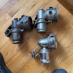 Antique Bicycle Oil Lamps
