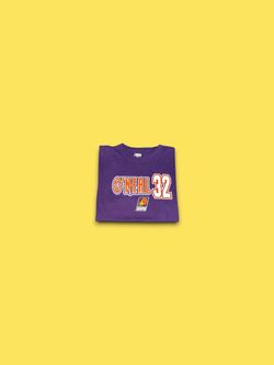 Phoenix Suns Shaq Shaquille O’Neal NBA #32 t-shirt purple men’s large
