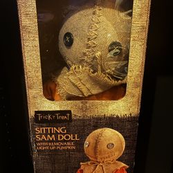 30” Sitting Sam Doll, Missing Pumpkin