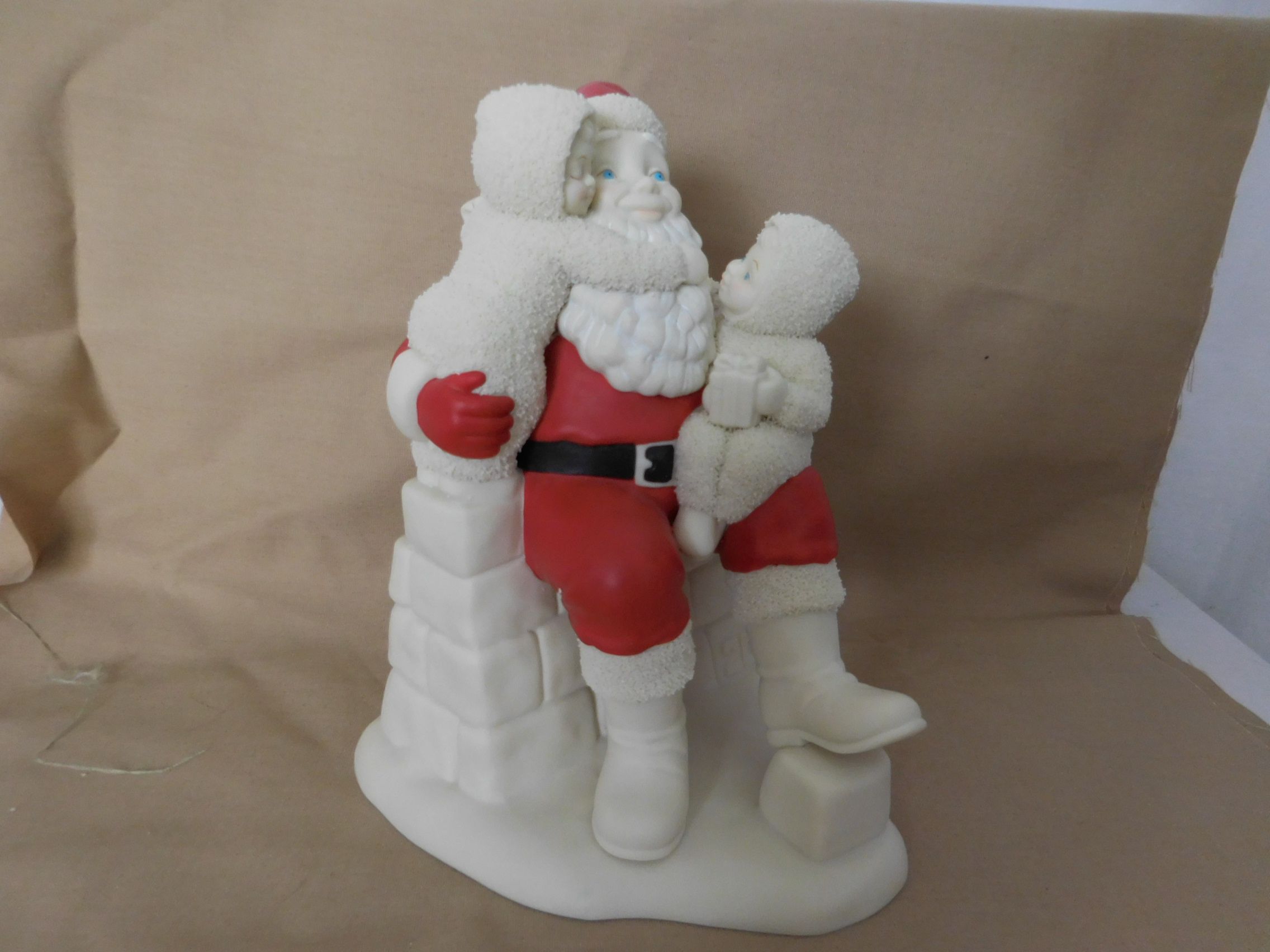 Snowbabies Dept 56 The Guest Collection 2001 Santa "and we've been Really Good" , plus box sorry not pictured