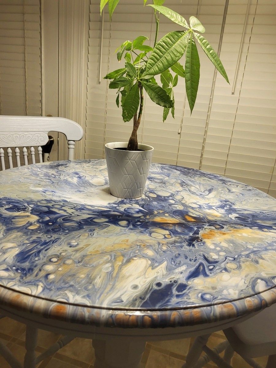 Antique Hand Made Tall Table