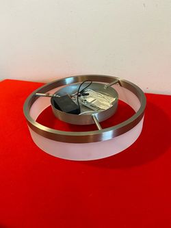 13 3/4” Halo-Style LED Flush Mount Ceiling Light Fixture