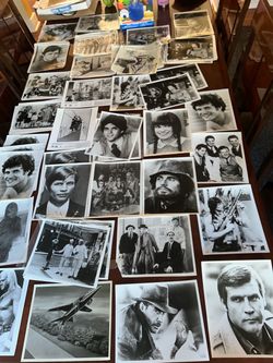 Vintage Hollywood Black & White Press Photos Lot