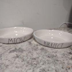 Rae Dunn Cat Dishes