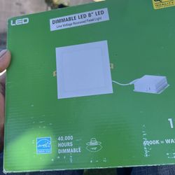 LED Line Voltage Recessed Panel Lights