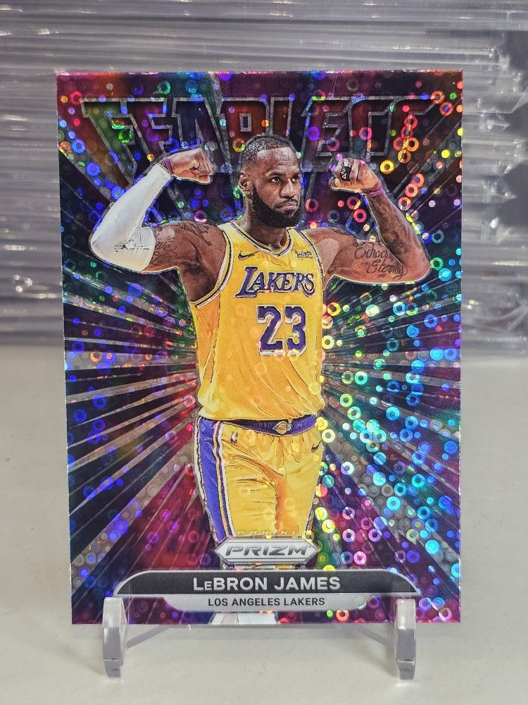 Lebron james Fearless Disco Prizm Lakers