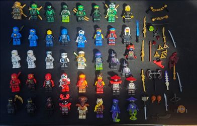 Lego ninjago minifigures+retired dragon+morro