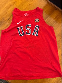 Nike USA xxl tank small spot front small spot on back
