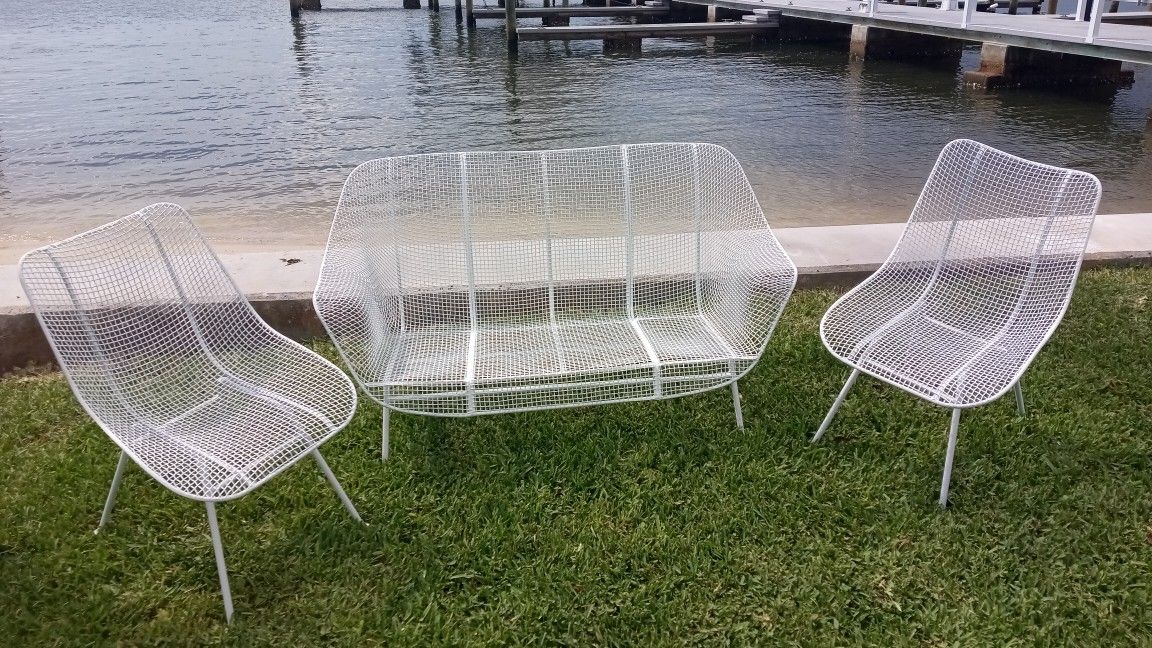 Vintage mid century Woodard Sculptura set