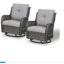 Patio Swivel Rocking Chairs Brand New Patio Set Patio Outdoor Furniture ๐
